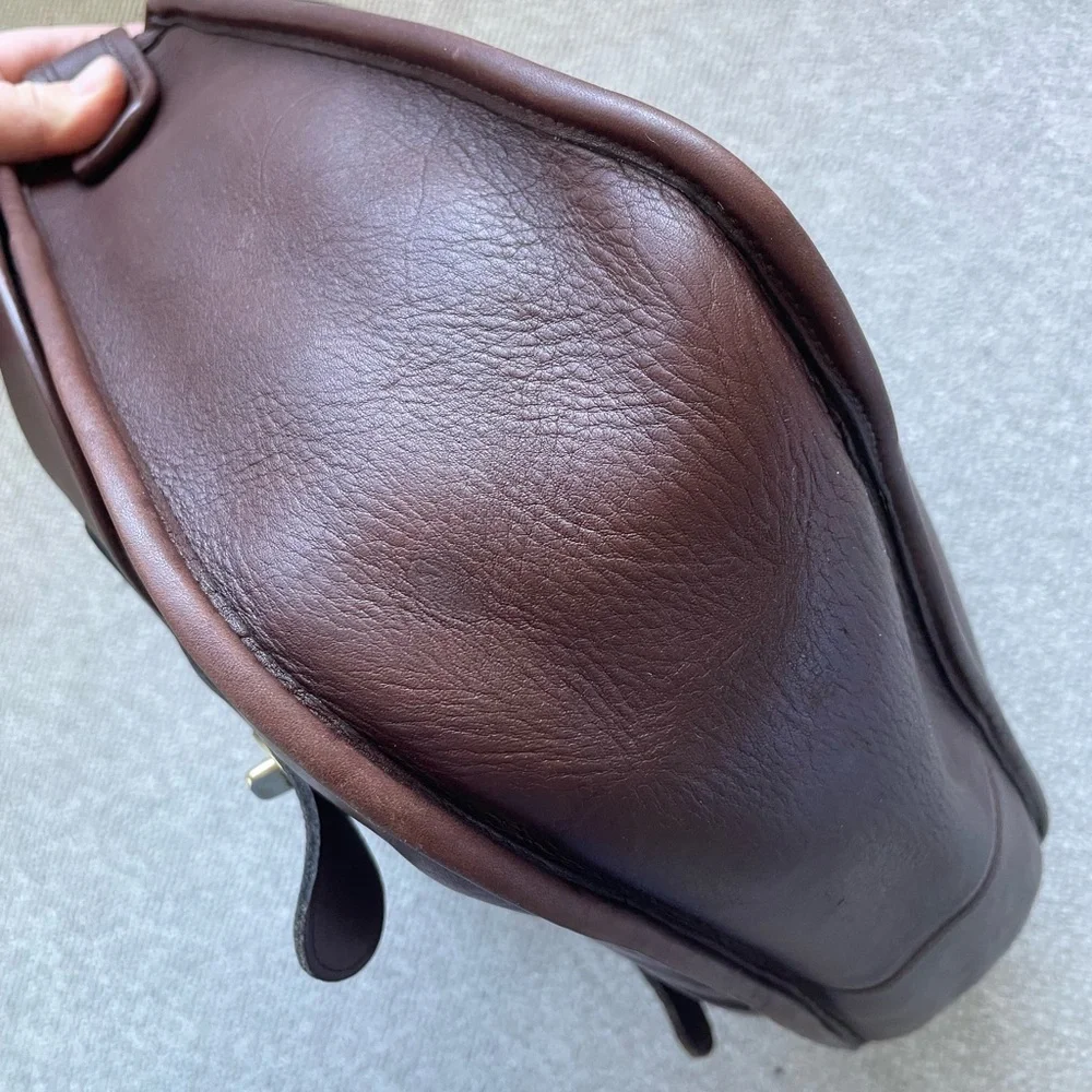 Vintage 80s Coach Musette Bag, Mocha - Picture 6 of 16